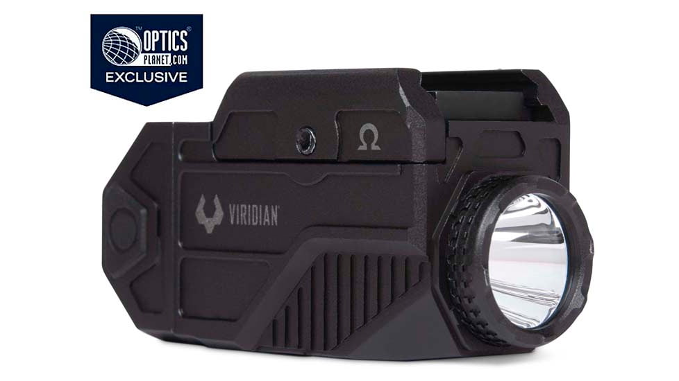 Viridian OPMOD Omega Green Laser and Light, 650 Lumens, Black, 930-0036