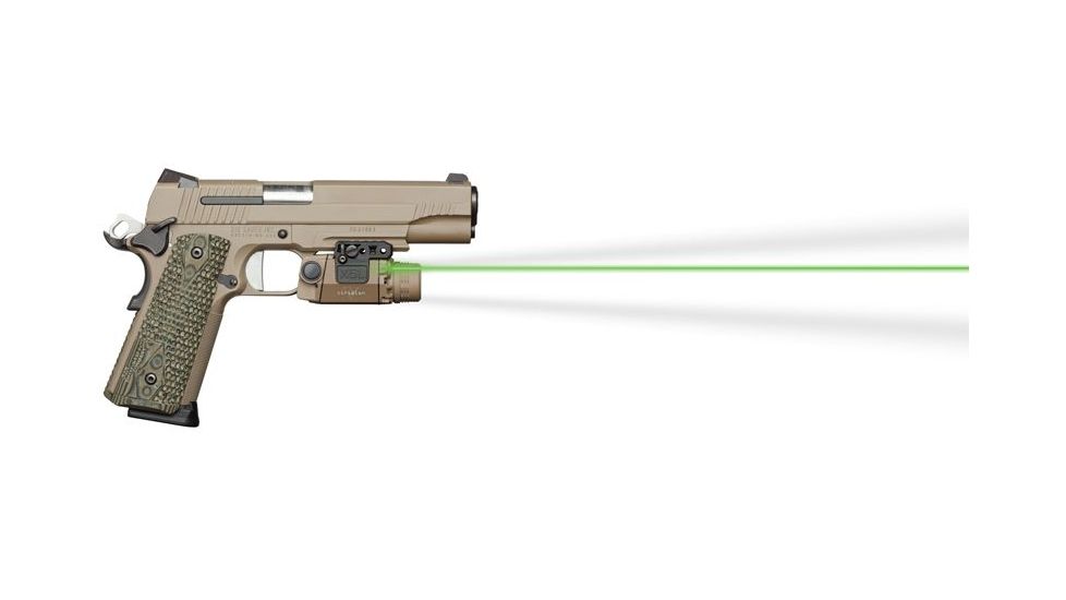 Viridian X5L GEN2 Universal Green Laser Sight, 178 Lumen Tactical Light, Flat Dark Earth, X5L-FDE