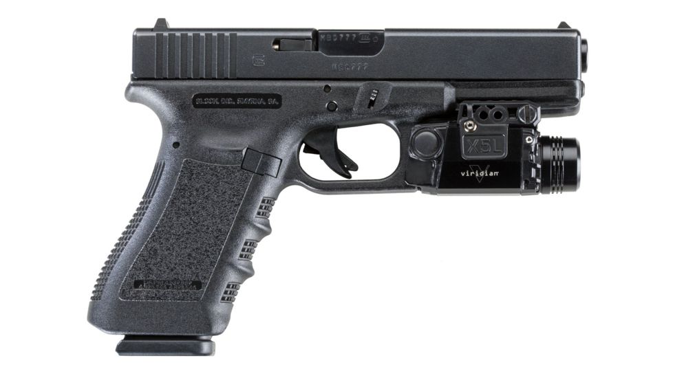 Viridian X5L GEN2 Universal Green Laser Sight, 178 Lumen Tactical Light, Black, X5L