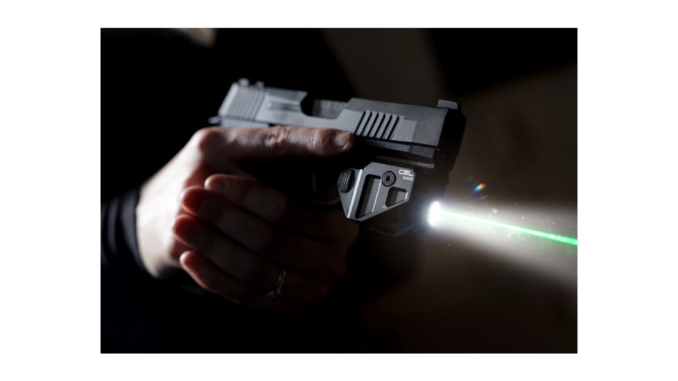 Viridian Weapon Technologies Viridian Weapon Technologies C5L Micro Universal Green Laser and 550 Lumen Tactical Light w/ Rechargeable Battery, INSTANT-ON, and SafeCharge Power Bank, FDE, 930-0056