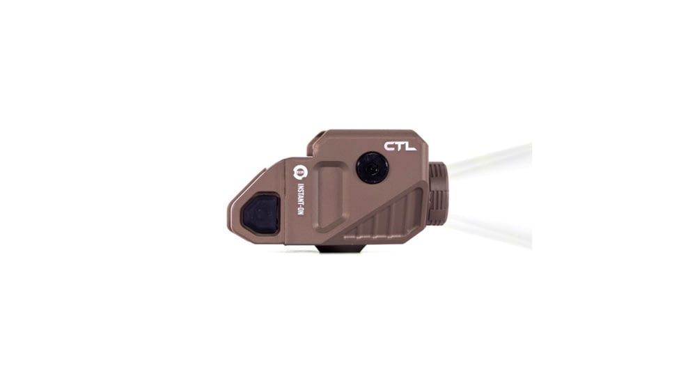 Viridian Weapon Technologies CTL Universal 525 Lumen Tactical Light w/ Rechargeable Battery, INSTANT-ON and SafeCharge Power Bank, FDE, 930-0057