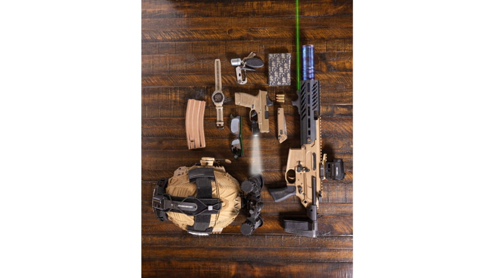 Viridian Weapon Technologies CTL Universal 525 Lumen Tactical Light w/ Rechargeable Battery, INSTANT-ON and SafeCharge Power Bank, FDE, 930-0057
