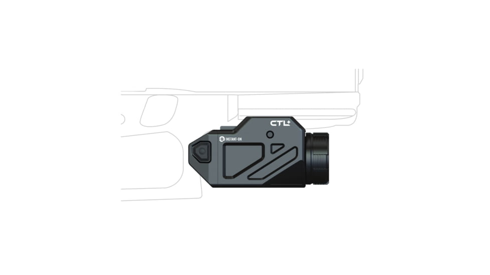 Viridian Weapon Technologies CTL+ Universal Tactical Light, 1000 Lumen, Instant-on, Rechargeable Battery, SafeCharge Power Bank, Black, 930-0026