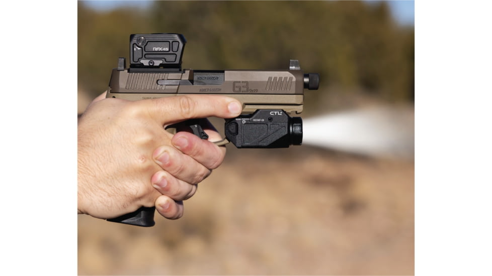 Viridian Weapon Technologies CTL+ Universal Tactical Light, 1000 Lumen, Instant-on, Rechargeable Battery, SafeCharge Power Bank, Black, 930-0026