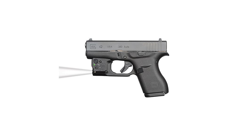 Viridian Weapon Technologies Reactor TL Gen2 ECR Tactical Light With Radiance And IWB Holster For Glock 42, 920-0034