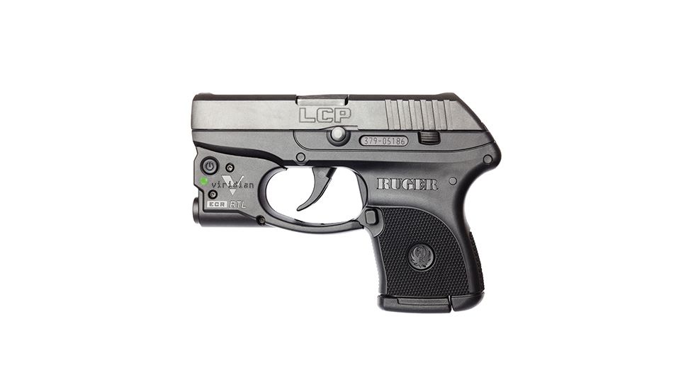 Viridian Weapon Technologies Reactor TL Gen2 ECR Tactical Light With Radiance And IWB Holster For Ruger LCP, 920-0002