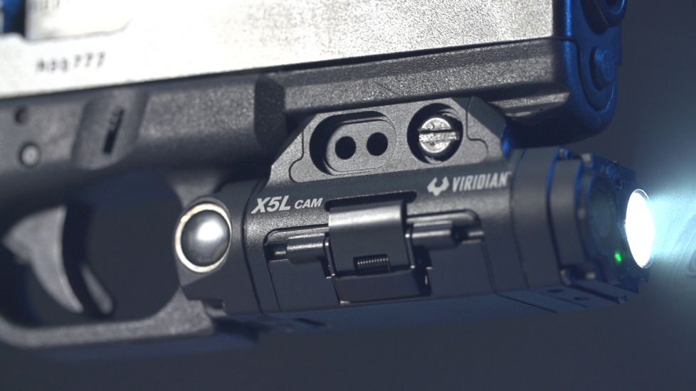Viridian Weapon Technologies X5L Gen 3 Universal Green Laser/500 Lumen Tactical Light w/1080p HD Weapon Camera, Black, 990-0019