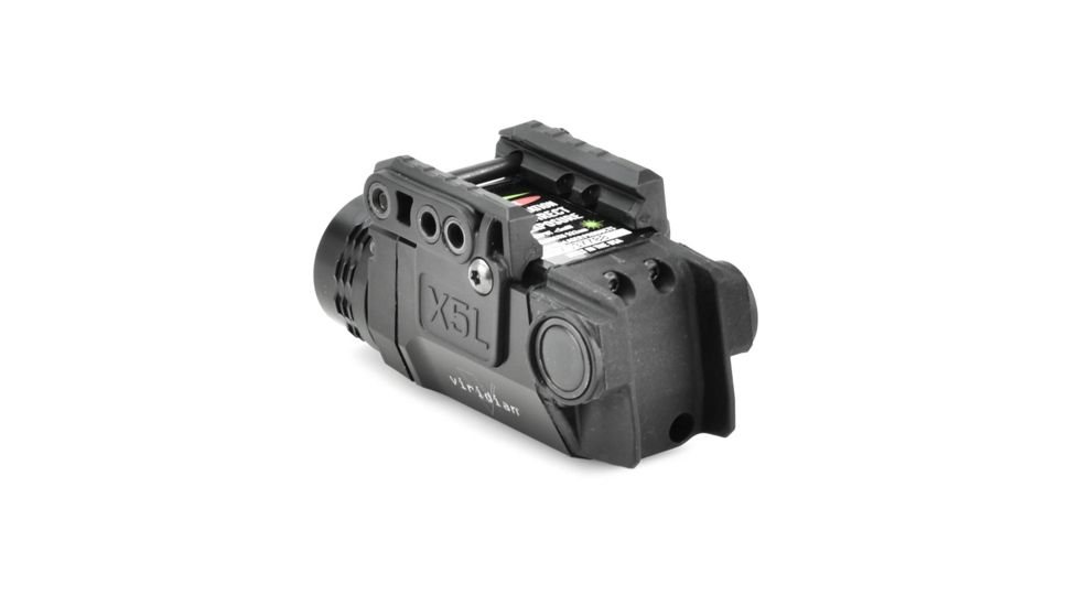 Viridian X5L GEN2 Universal Green Laser Sight, 178 Lumen Tactical Light, Black, X5L