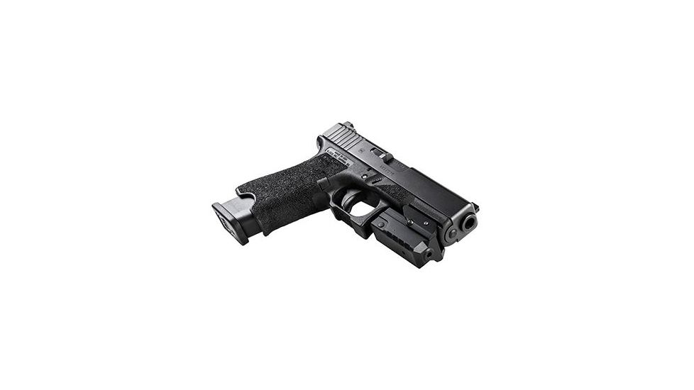 Vism Compact Pistol Green Laser with Strobe, Black VAPRLSMCG