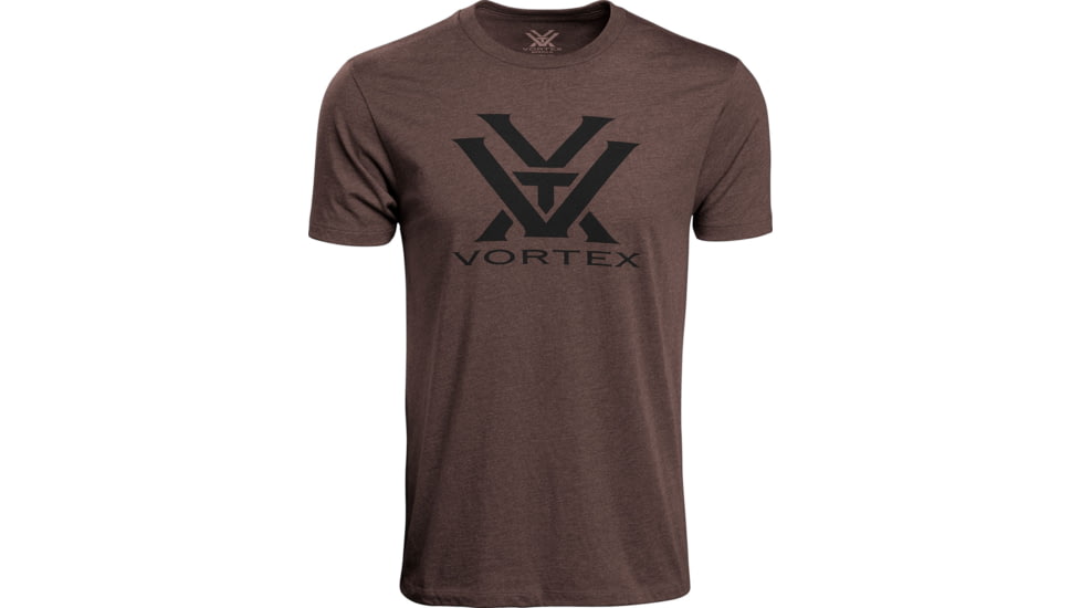 Vortex Core Logo T-Shirt - Mens, Brown Heather, Large, 120-16-BRHL