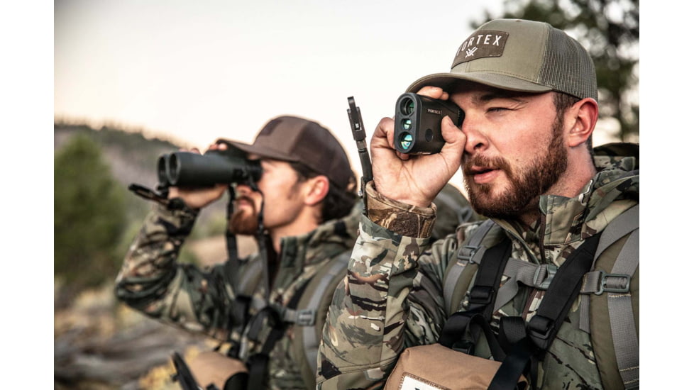 Vortex Crossfire HD 1400 5x21mm Laser Rangefinder, Green/Black, LRF-CF1400