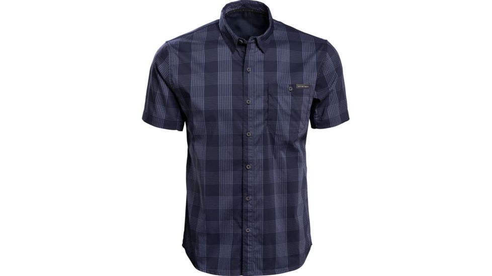 Vortex Camo Logo Short Sleeve T-Shirts - Men's, Brown Heather, 4X, 120-15-BRH4X