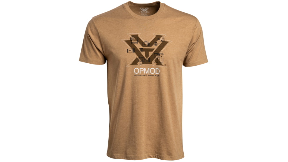 Vortex OPMOD Bluprint Short Sleeve T-Shirt - Mens, Coyote Heather, Small, 902-24-CHES