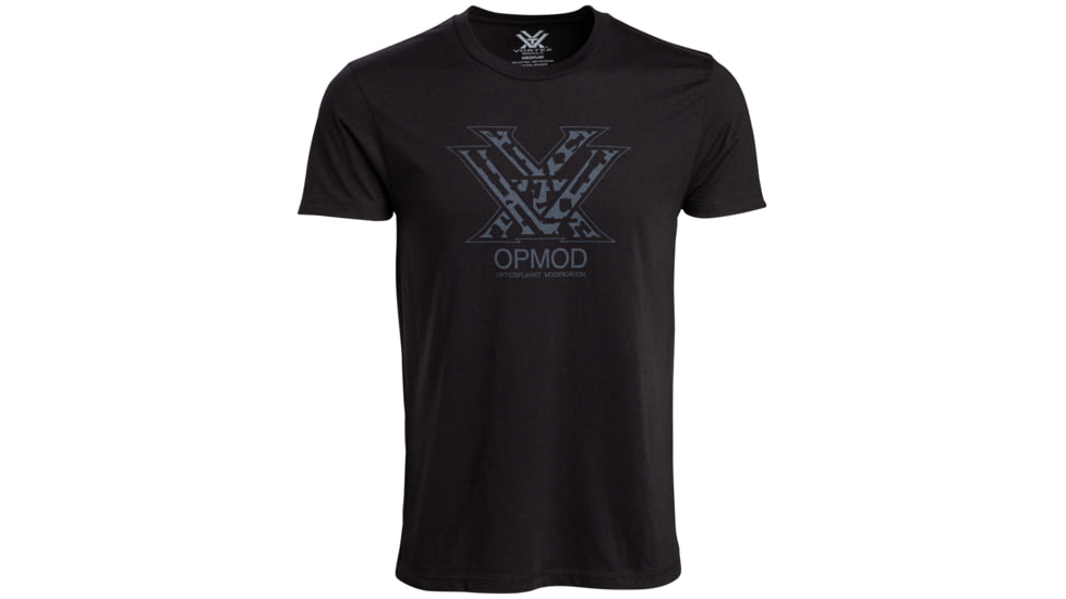Vortex OPMOD Camo Short Sleeve T-Shirt - Mens, Black, Small, 902-23-BLKS