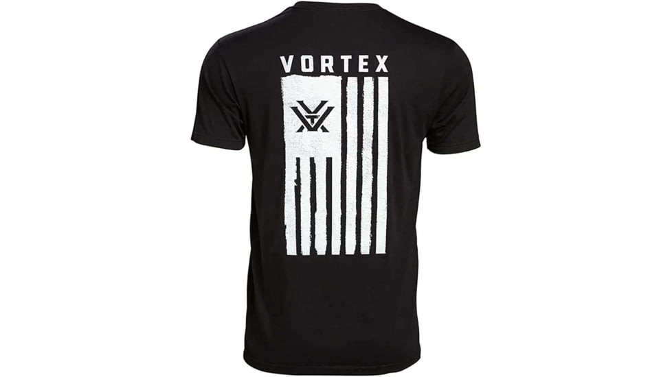 Vortex Salute Short Sleeve T-Shirts - Mens, Black, L, 121-14-BLKL