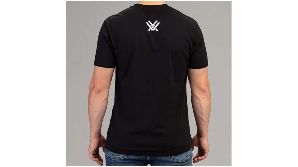 Vortex Stars and Stripes Short Sleeve T-Shirts - Mens, Black, 4X, 121-13-BLK4X