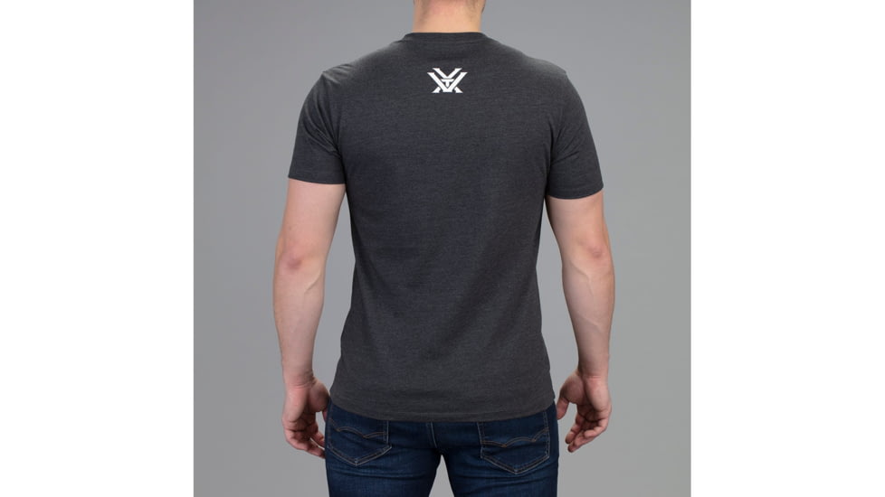 Vortex Three Peaks Short Sleeve T-Shirt - Mens, Charcoal Grey, Extra Large, 121-10-CHHXL