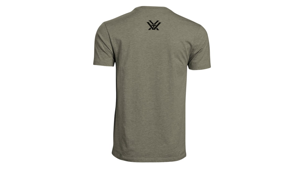 Vortex Three Peaks Short Sleeve T-Shirt - Mens, Green, 2XL, 121-10-MIH2X
