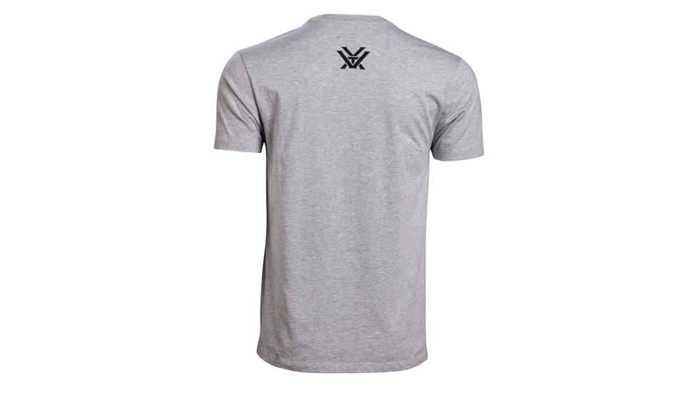Vortex Three Peaks Short Sleeve T-Shirt - Mens, Heather Grey, Extra Large, 121-10-GHTXL