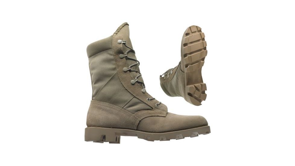 Wellco Tan Hot Weather Army Combat Boots 5 0 Wide T130 50w