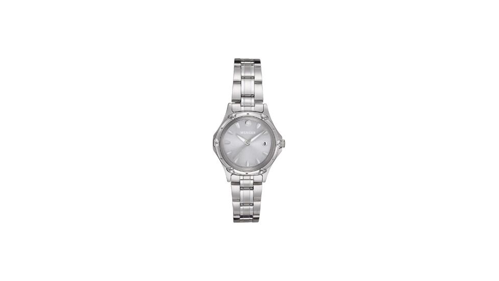 Wenger Standard Issue Ladies Watch - Ladies Gray Sunray Dial - Bracelet 70237