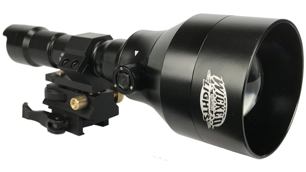 Wicked Hunting Lights A67iC 3-Color-In-1 Predator Pursuit Flashlight Pack, Green/Red/White, W2023