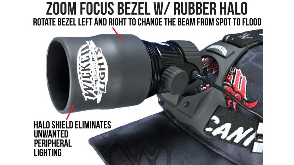 Wicked Hunting Lights A67iC and ScanPro iC 3-Color-In-1 Night Hunting Light and Headlamp Combo Kit, Green/Red/White, W2053