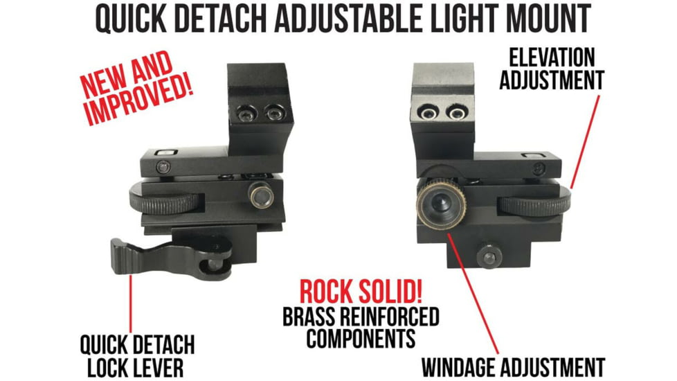 Wicked Hunting Lights A67iR 3-LED-In-1 Night Hunting Light Kit, 850nm Infrared, 940nm Infrared, Red, W2056