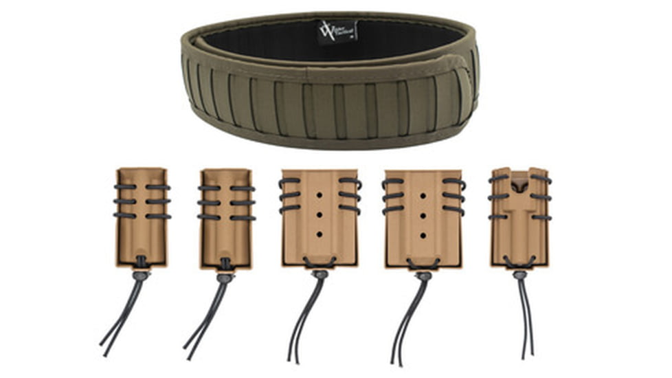 Wilder Tactical The Ultimate Operator Package 1.5in Quick Clip Extended, Ranger Green/Coyote, Large 36-40 in, UOPUQCRGCBLGEX