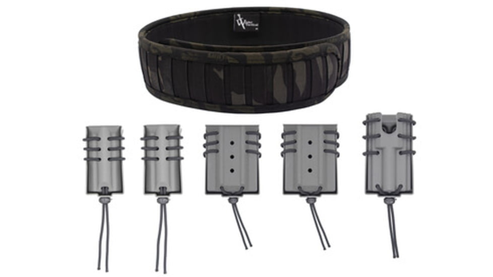 Wilder Tactical The Ultimate Operator Package 1.5in Quick Clip, Multicam Black/Wolf Gray, Extra Large, 42-46 in, UOPUQCMCBWGXL