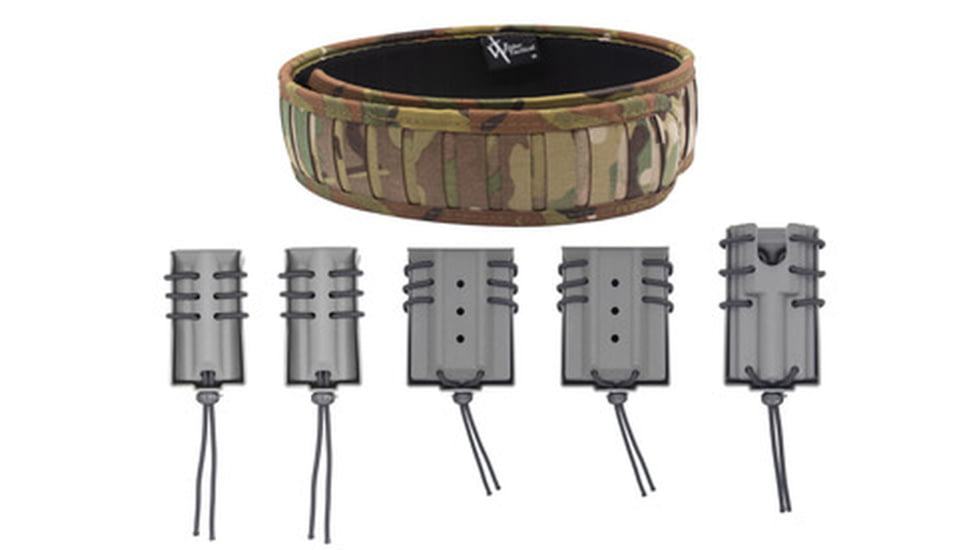 Wilder Tactical The Ultimate Operator Package 1.5in Quick Clip, Multicam/Wolf Gray, Small, 28-32 in, UOPUQCMCWGSM