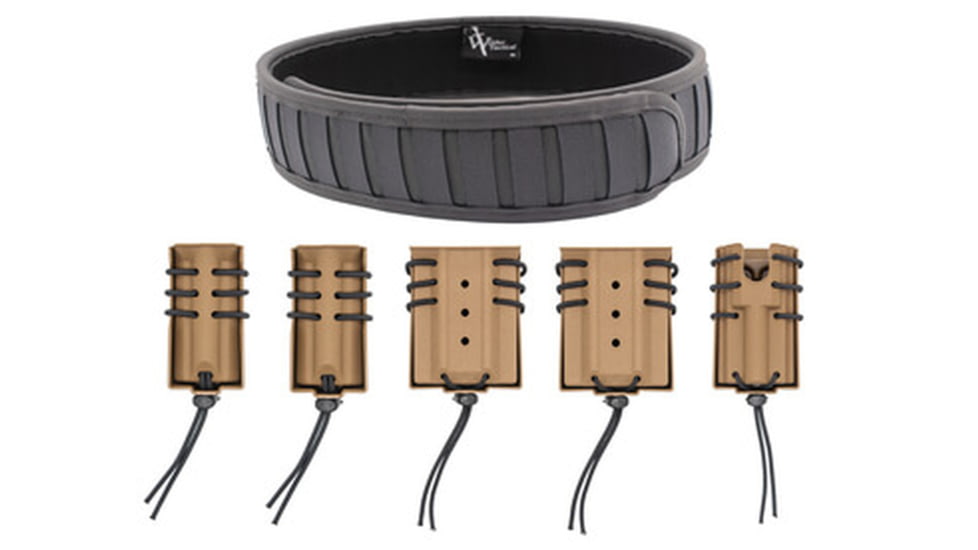 Wilder Tactical The Ultimate Operator Package 1.5in Quick Clip, Wolf Gray/Coyote, Medium, 32-34 in, UOPUQCWGCBMD