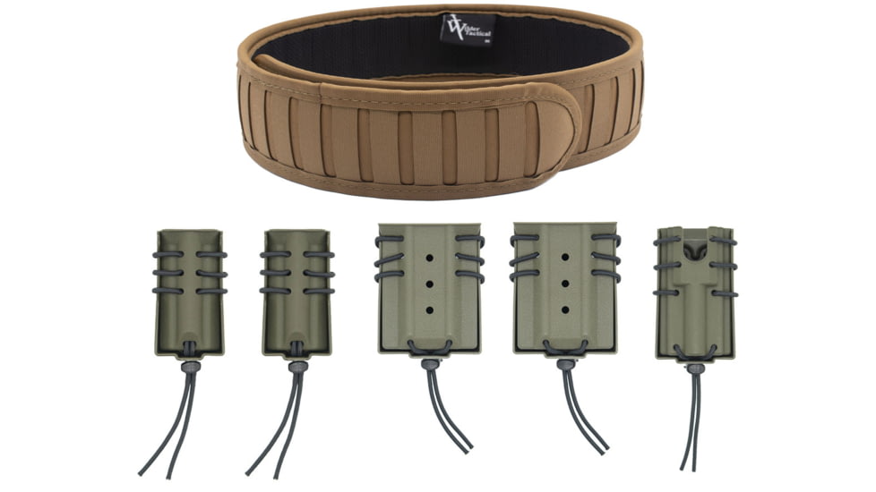 Wilder Tactical The Ultimate Operators Package 1.75in Quick Clip, Coyote/Ranger Green, Medium, UOP175QCCBRGMD