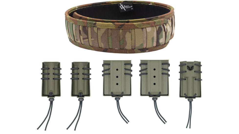 Wilder Tactical The Ultimate Operators Package 1.75in Quick Clip, Multicam Black/Ranger Green, Medium, UOP175QCMCBRGMD