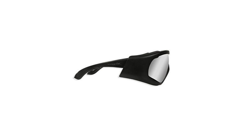 Wiley X  Tactical CQC Goggles - Smoke / Clear Lenses, Black Frame