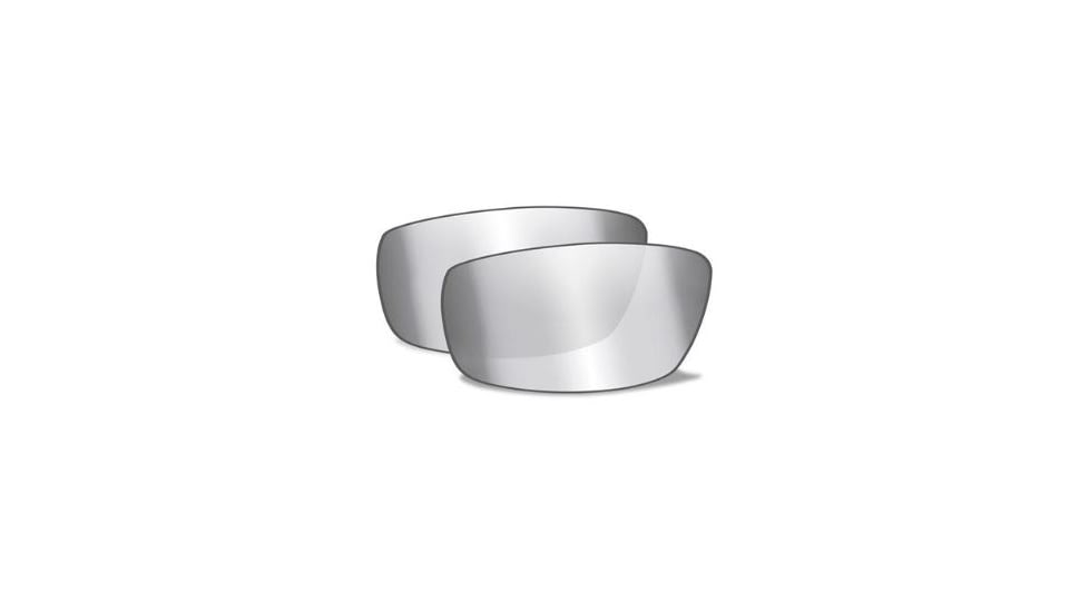 Wiley X Gravity Replacement Lens-Silver Flash Smoke Grey CCGRASF