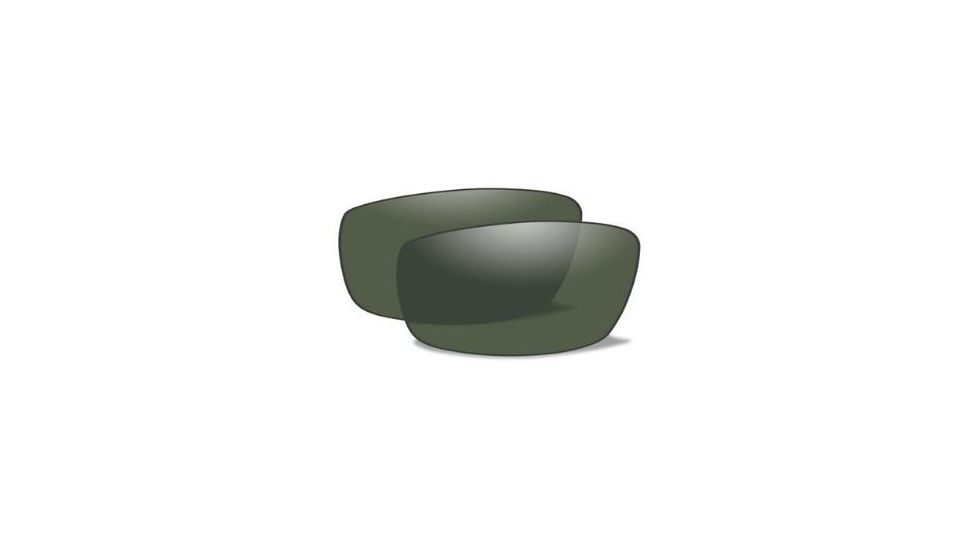 Wiley X Hudson Replacement Lens,Polarized Platinum Flash Green ACHUDP