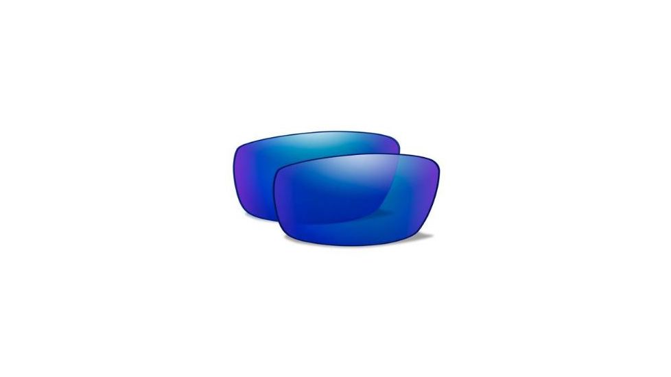 Wiley X Saint Replacement Lens,Polarized Blue Mirror Green CHSAIPBL