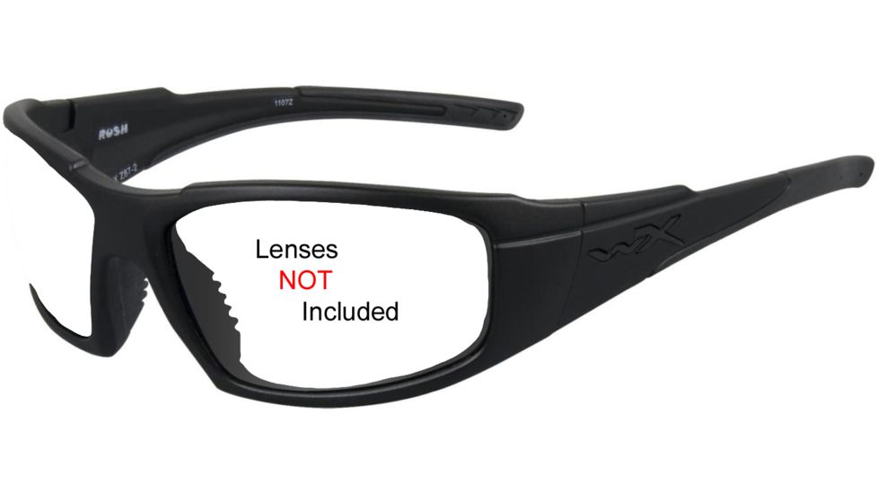 Wiley X Rush Replacement Frame - Black Ops Matte Black *No Lens*