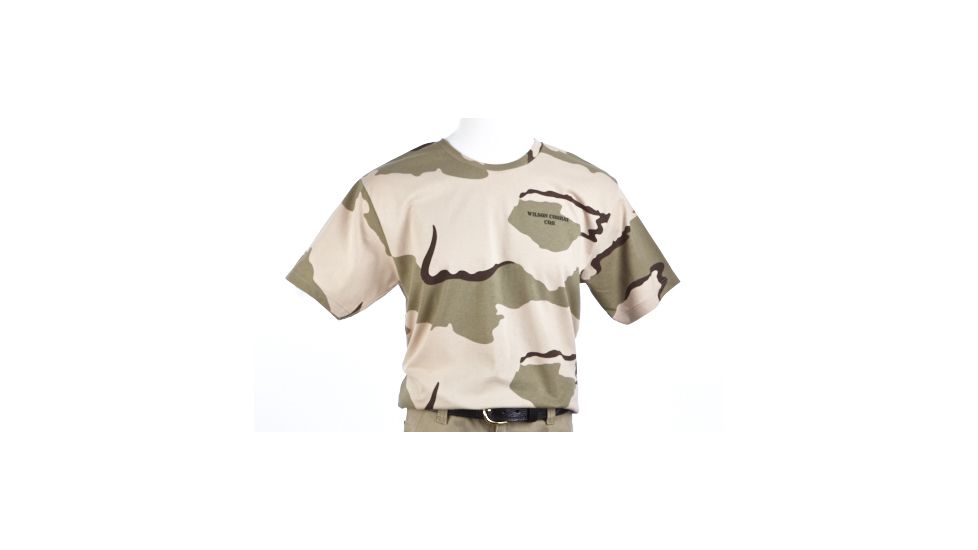 Wilson Combat CQB Pistol T-Shirt, Desert Camo, Large 556L