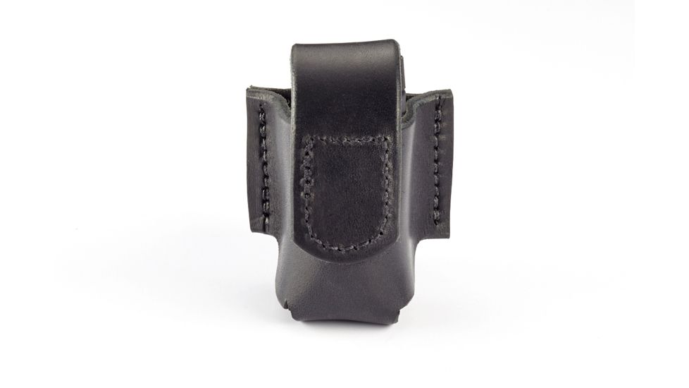 Wilson Combat Flashlight Pouch, Streamlight, TLR-3, 1.5in Belt, Black Leather MTLR3P15