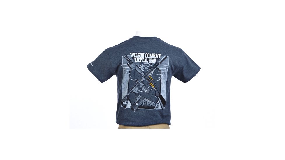Wilson Combat Tactical Gear T-Shirt, Heather, 2XL 782XXL