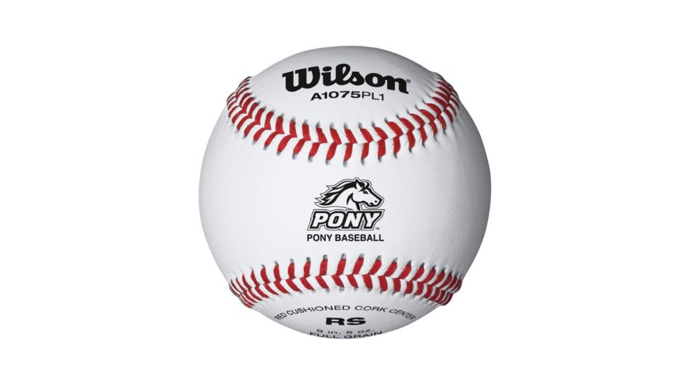 Wilson Pony League Raised Seam Baseball 12 Pack 1003070