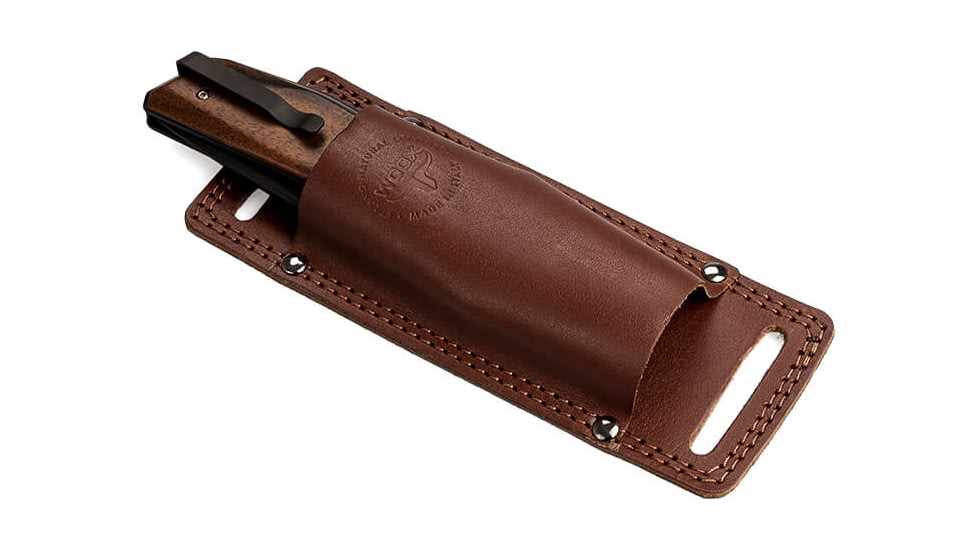 WOOX Leggenda Leather Knife Sheath, Brown, BU.SHT006.01