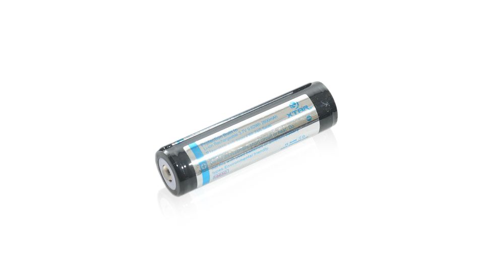 XTAR Samsung 18650 Battery - 2600 mAh, Silver, SAMSUNG-ICR18650-26F-2600MAH