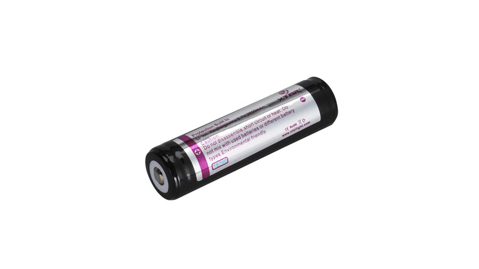 XTAR Sanyo 18700 Battery - 2600 mAh, Silver, SANYO-UR18650FM-2600MAH