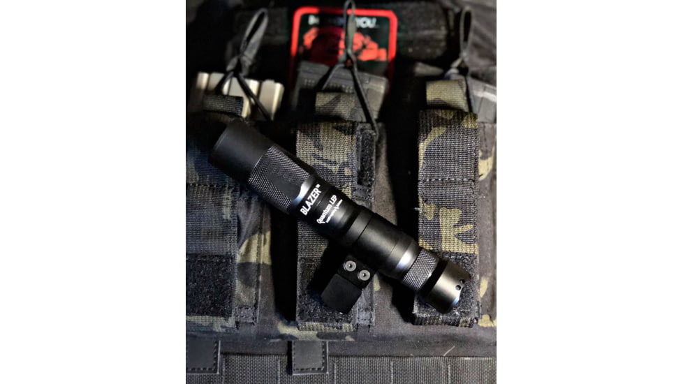 Z-Bolt Blazer LEP Weapon Light - Dual Fuel - Cable Port Switch, Black, LEP-18650-PORT-BLK-PHCF