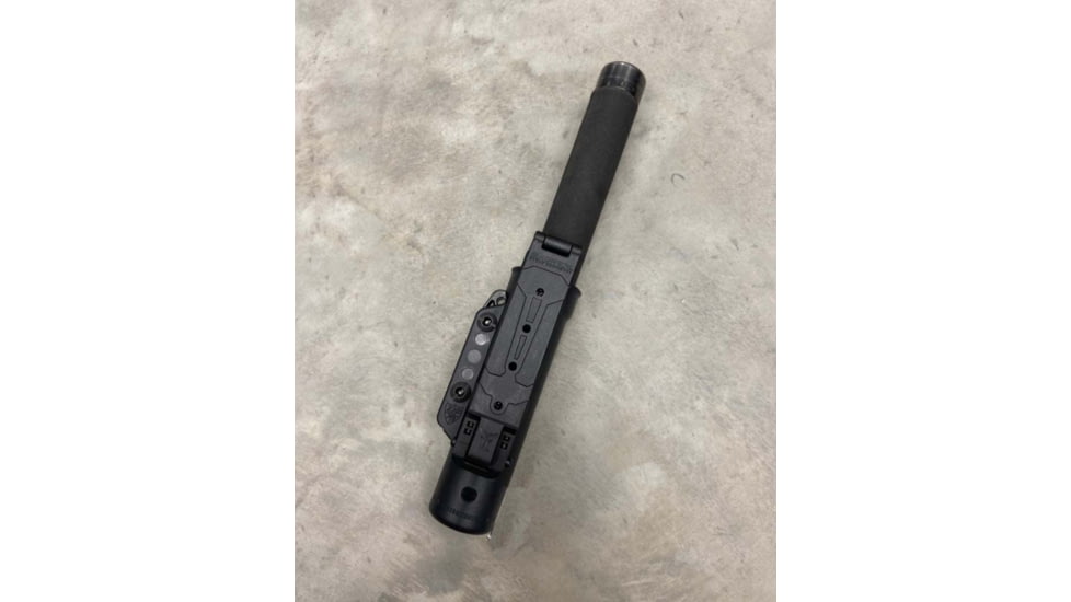 Zero9 Baton Case Holster, RCB, Molle Loks, Plain Black, Z9-4042-BLK-MLK