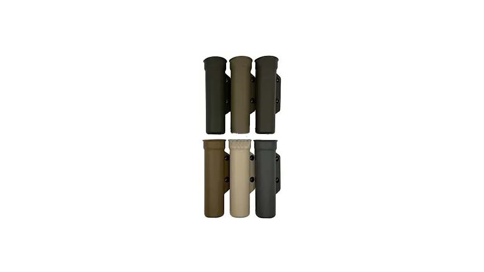Zero9 Baton Case Holster, RCB, Molle Loks, Plain Black, Z9-4042-BLK-MLK