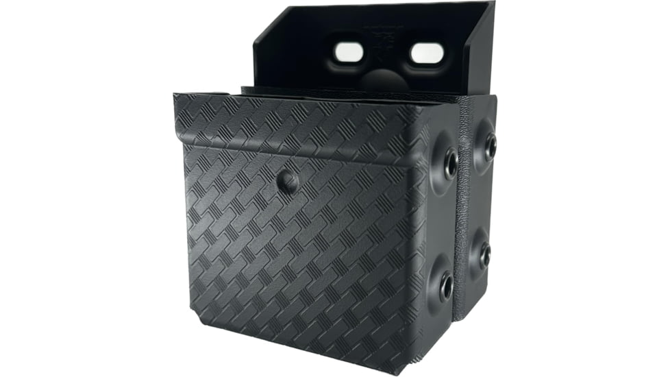 Zero9 Holsters Handcuff Case for Double ASP Version 2, Basketweave Black, Molle-Loks, Z9S-Z9-4062-BW-MLK